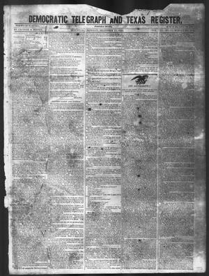 Democratic Telegraph and Texas Register (Houston, Tex.), Vol. 11, No. 51, Ed. 1, Monday, December 21, 1846
