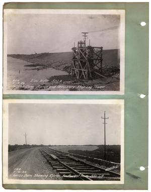 Primary view of object titled '[Stop-Log Tower and Riprap]'.