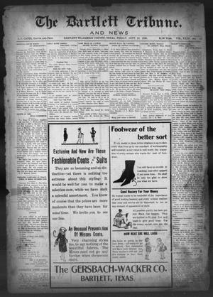 Primary view of object titled 'The Bartlett Tribune and News (Bartlett, Tex.), Vol. 35, No. 12, Ed. 1, Friday, September 10, 1920'.