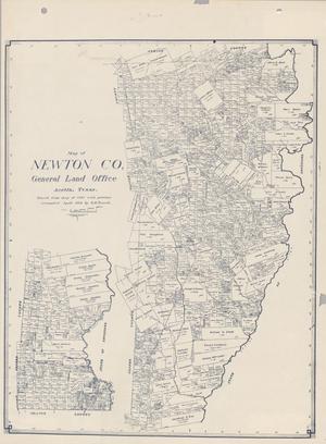 Primary view of object titled 'Map of Newton Co.'.