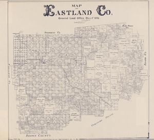 Primary view of object titled 'Map of Eastland Co.'.