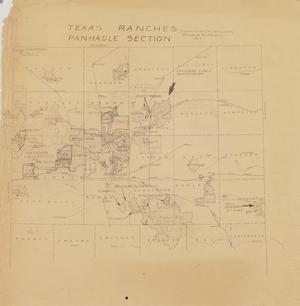 Primary view of object titled 'Texas Ranches Panhandle Section'.