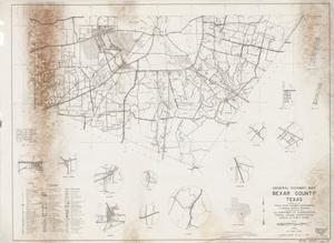 Primary view of object titled 'General Highway Map Bexar County, Texas'.