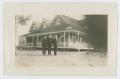 Photograph: [Photograph of Three Men in Front of House]