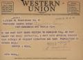 Letter: [Telegram from Martin Neeb to George Beto, December 19, 1947]