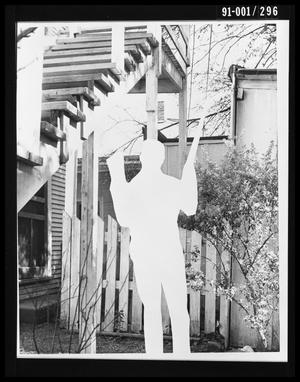 Primary view of object titled 'Figure in Backyard of 214 Neeley Street #2'.