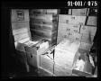 Thumbnail image of item number 1 in: 'Boxes at the Texas School Book Depository [Negative]'.