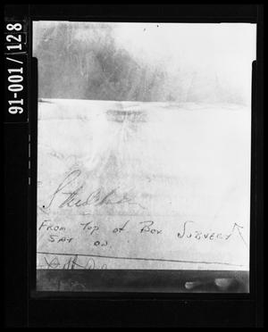 Primary view of object titled 'Texas School Book Depository Seat Print on Box'.
