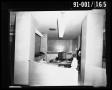 Primary view of City Hall Jail Office, Looking East from Front of Jail Elevator [Negative]