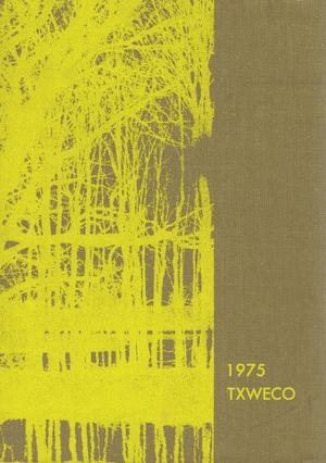 Primary view of object titled 'TXWECO, Yearbook of Texas Wesleyan College, 1975'.