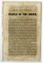 Pamphlet: An appeal to the people of the North.