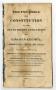 Pamphlet: The Preamble and Constitution of the state rights association of Linc…