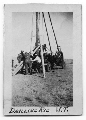 Primary view of object titled 'Seismograph Team with Drill'.