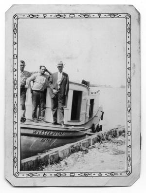 Primary view of object titled 'Men on Boat'.