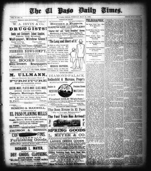 Primary view of object titled 'The El Paso Daily Times. (El Paso, Tex.), Vol. 2, No. 64, Ed. 1 Tuesday, May 15, 1883'.