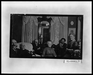 Primary view of object titled 'Eight Members of the Perini Family Inside House'.