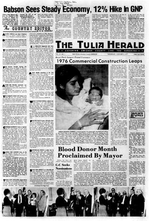 Primary view of The Tulia Herald (Tulia, Tex.), Vol. 69, No. 1, Ed. 1 Thursday, January 6, 1977