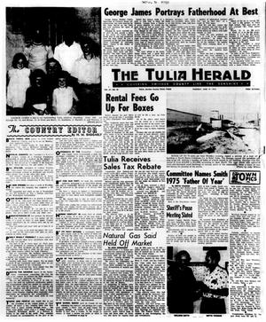 Primary view of object titled 'The Tulia Herald (Tulia, Tex.), Vol. 67, No. 25, Ed. 1 Thursday, June 19, 1975'.