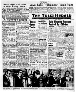 Primary view of The Tulia Herald (Tulia, Tex.), Vol. 63, No. 25, Ed. 1 Thursday, June 24, 1971
