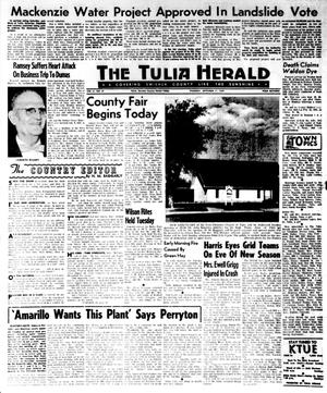 Primary view of object titled 'The Tulia Herald (Tulia, Tex.), Vol. 61, No. 37, Ed. 1 Thursday, September 11, 1969'.