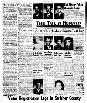 Primary view of object titled 'The Tulia Herald (Tulia, Tex.), Vol. 62, No. 3, Ed. 1 Thursday, January 15, 1970'.