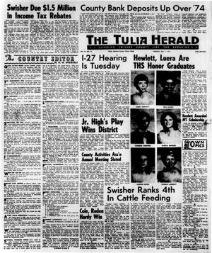 Primary view of object titled 'The Tulia Herald (Tulia, Tex.), Vol. 67, No. 18, Ed. 1 Thursday, May 1, 1975'.