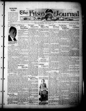 Primary view of object titled 'The Frisco Journal (Frisco, Tex.), Vol. 36, No. 38, Ed. 1 Friday, November 4, 1927'.