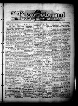 Primary view of object titled 'The Frisco Journal (Frisco, Tex.), Vol. 29, No. 05, Ed. 1 Friday, February 7, 1930'.