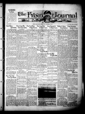 Primary view of object titled 'The Frisco Journal (Frisco, Tex.), Vol. 25, No. 33, Ed. 1 Friday, September 30, 1927'.
