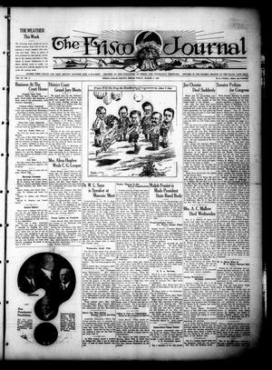 Primary view of object titled 'The Frisco Journal (Frisco, Tex.), Vol. 27, No. 2, Ed. 1 Friday, March 2, 1928'.