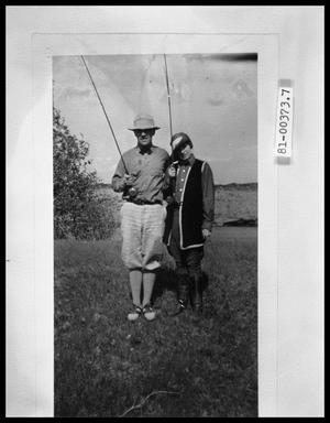 Primary view of object titled 'Man and Woman with Fishing Poles'.