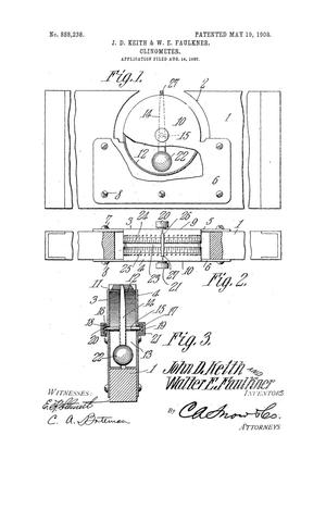 Primary view of object titled 'Clinometer'.