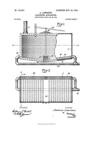 Primary view of object titled 'Calcining Apparatus'.