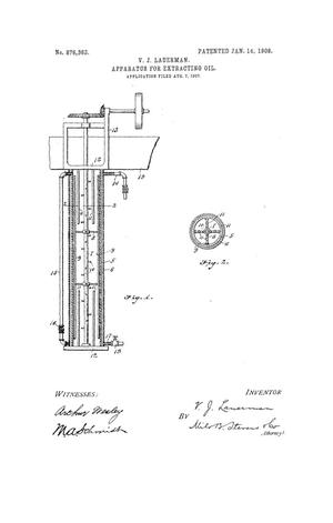 Primary view of object titled 'Apparatus for Extracting Oil'.