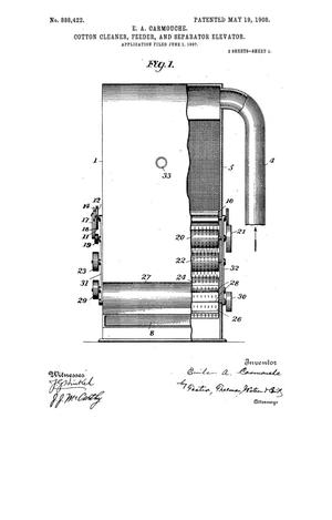 Primary view of object titled 'Cotton Cleaner, Feeder, and Separator Elevator'.