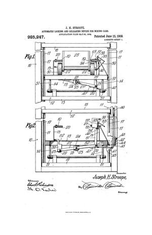 Primary view of object titled 'Automatic Locking and Releasing Device for Mining-Cars'.