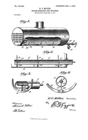 Primary view of object titled 'Boiler Scraper and Cleaner'.