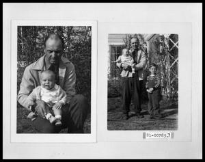 Primary view of object titled 'V. C. Perini with Baby; V. C. Perini with Baby and Boy'.