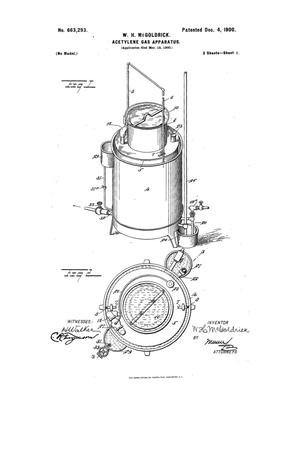 Primary view of object titled 'Acetylene-Gas Apparatus.'.