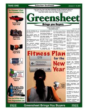 Primary view of object titled 'Greensheet (Houston, Tex.), Vol. 37, No. 578, Ed. 1 Tuesday, January 9, 2007'.