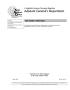 Report: A Legislative Summary Document Regarding Adjutant General's Department