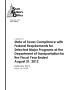 Primary view of A Report on State of Texas Compliance with Federal Requirements for Selected Major Programs at the Department of Transportation for the Fiscal Year Ended August 31, 2012