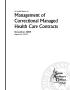 Primary view of An Audit Report on Management of Correctional Managed Health Care Contracts
