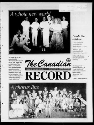 Primary view of object titled 'The Canadian Record (Canadian, Tex.), Vol. 108, No. 39, Ed. 1 Thursday, September 24, 1998'.