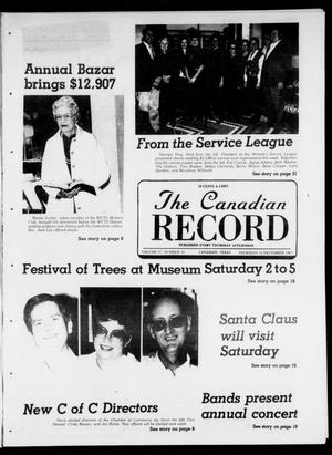 Primary view of object titled 'The Canadian Record (Canadian, Tex.), Vol. 97, No. 50, Ed. 1 Thursday, December 10, 1987'.