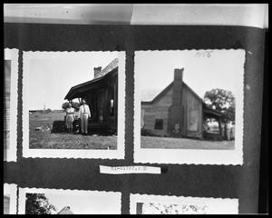 Primary view of object titled 'Couple by House; House Exterior'.