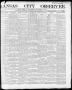 Thumbnail image of item number 1 in: 'Kansas City Observer. (Kansas City, Mo.), Vol. 4, No. 36, Ed. 1 Saturday, January 27, 1900'.