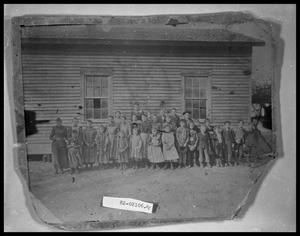 Primary view of object titled 'Group in Front of School'.