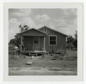 Primary view of object titled '[Exterior View of a House]'.