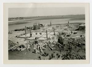 Primary view of object titled '[Airport Building Under Construction]'.